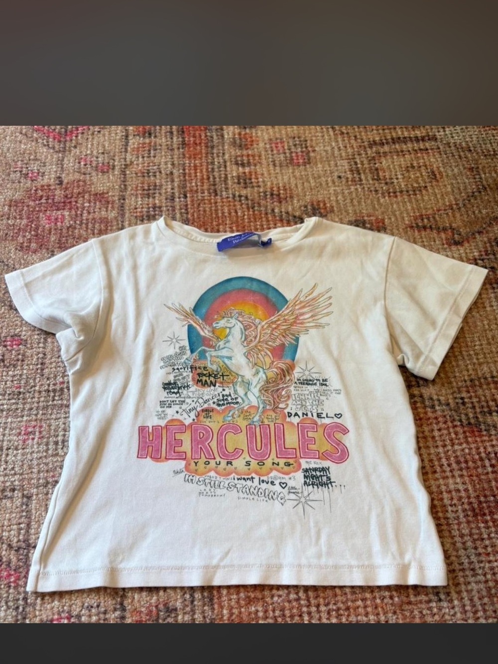 Realisation Par Hercules Graphic Tee in White